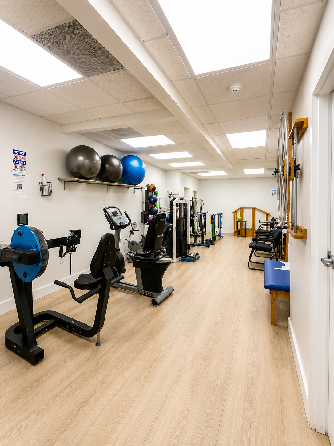 Peak Performance Shockwave Therapy clinic treatment room North Miami